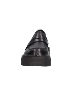 Mocassino tacco basso Geox Spherica da donna nero