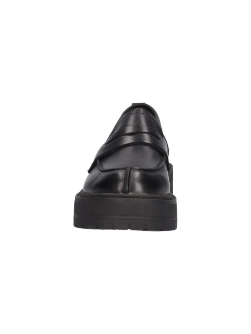 Mocassino tacco basso Geox Spherica da donna nero