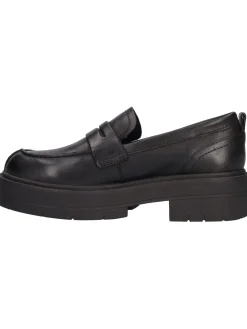 Mocassino tacco basso Geox Spherica da donna nero