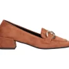 Mocassino tacco basso Liviana da donna cuoio