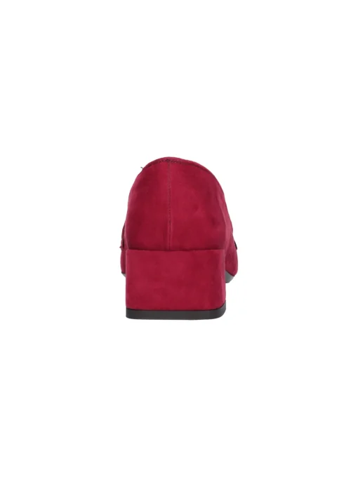 Mocassino tacco basso Liviana da donna bordeaux