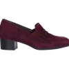 Mocassino tacco basso Melluso da donna bordeaux