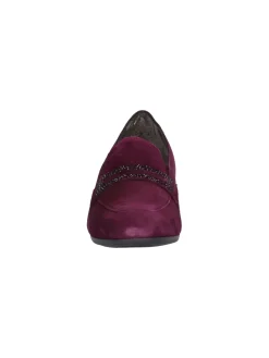 Mocassino tacco basso Melluso da donna bordeaux