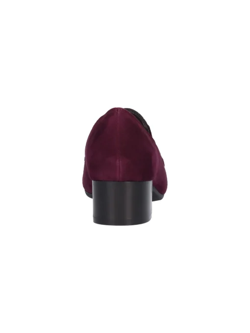 Mocassino tacco basso Melluso da donna bordeaux