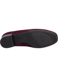 Mocassino tacco basso Melluso da donna bordeaux