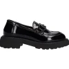 Mocassino tacco largo Albano da donna nero