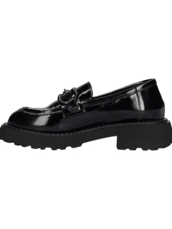 Mocassino tacco largo Albano da donna nero