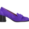 Mocassino tacco largo Confort da donna viola