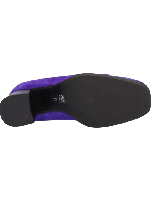 Mocassino tacco largo Confort da donna viola