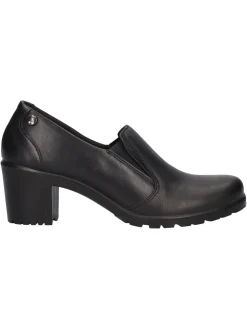 Mocassino tacco largo Enval Soft da donna nero