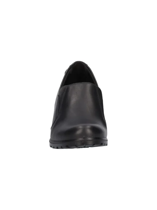 Mocassino tacco largo Enval Soft da donna nero