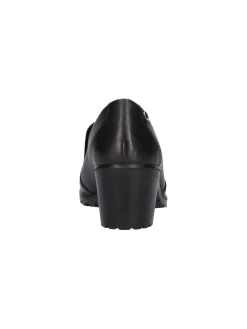 Mocassino tacco largo Enval Soft da donna nero