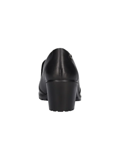 Mocassino tacco largo Enval Soft da donna nero