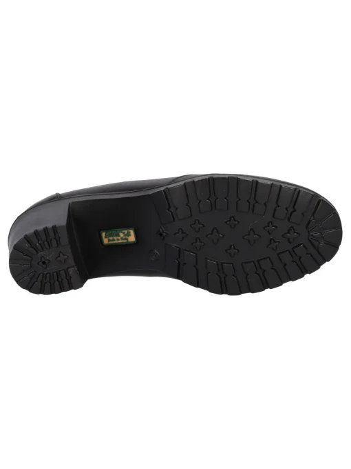 Mocassino tacco largo Enval Soft da donna nero