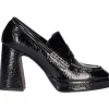 Mocassino tacco largo Liviana da donna nero