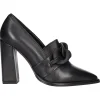 Mocassino tacco largo Liviana da donna nero