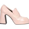 Mocassino tacco largo Liviana da donna nude