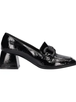 Mocassino tacco largo Liviana da donna nero
