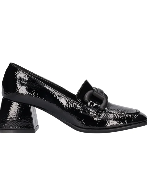 Mocassino tacco largo Liviana da donna nero