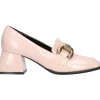 Mocassino tacco largo Liviana da donna nude