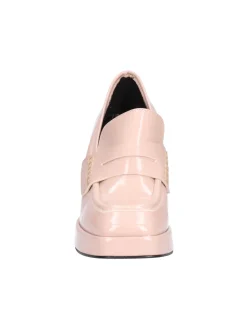 Mocassino tacco largo Liviana da donna nude