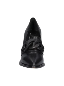 Mocassino tacco largo Liviana da donna nero