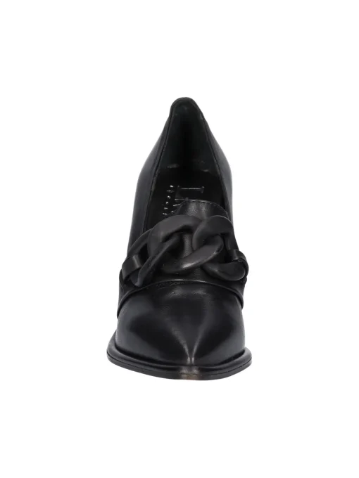 Mocassino tacco largo Liviana da donna nero