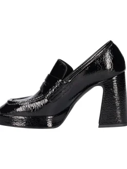 Mocassino tacco largo Liviana da donna nero