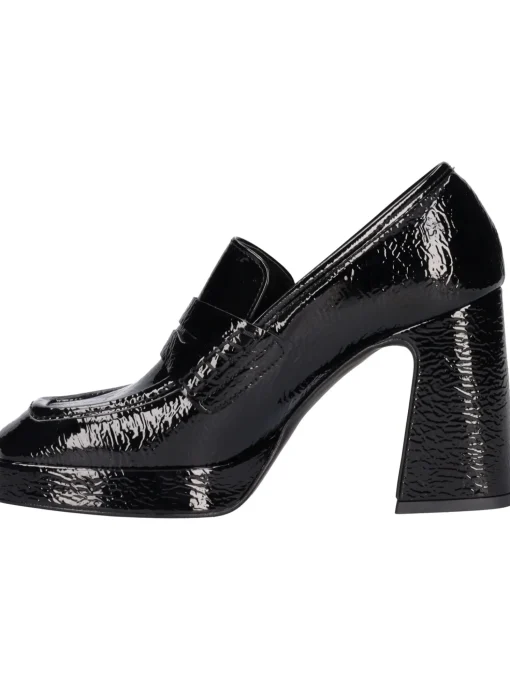 Mocassino tacco largo Liviana da donna nero