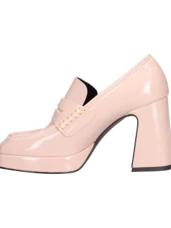 Mocassino tacco largo Liviana da donna nude