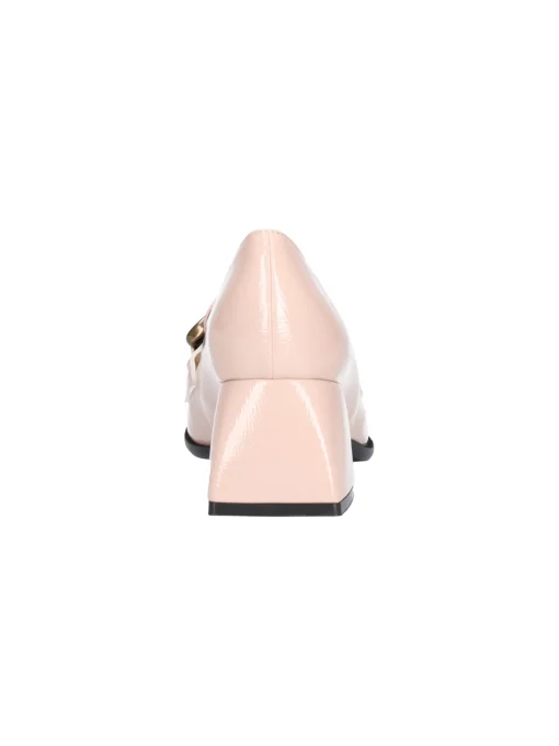 Mocassino tacco largo Liviana da donna nude