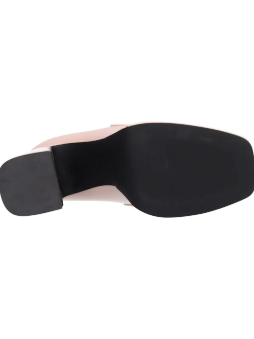 Mocassino tacco largo Liviana da donna nude