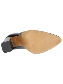 Mocassino tacco largo Liviana da donna nero