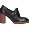 Mocassino tacco largo Nero Giardini da donna nero