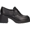 Mocassino tacco largo Nero Giardini da donna nero