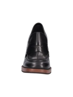 Mocassino tacco largo Nero Giardini da donna nero