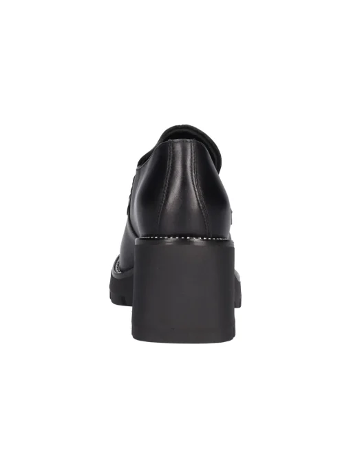 Mocassino tacco largo Nero Giardini da donna nero