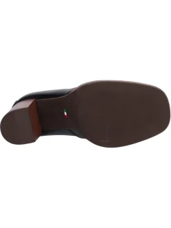 Mocassino tacco largo Nero Giardini da donna nero