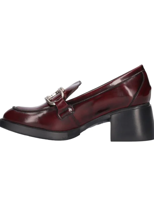 Mocassino tacco largo Wonders da donna bordeaux