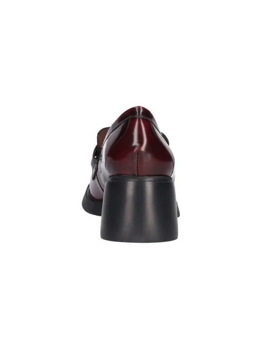 Mocassino tacco largo Wonders da donna bordeaux