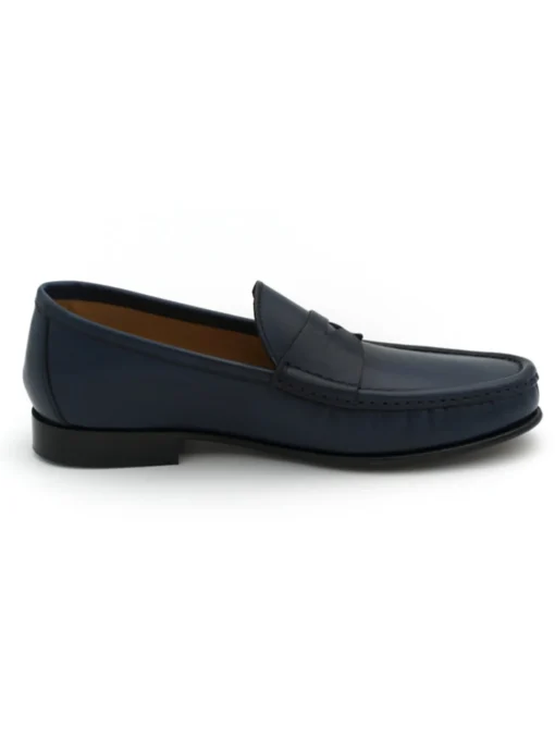 Mocassino uomo Mercanti Fiorentini in pelle blu