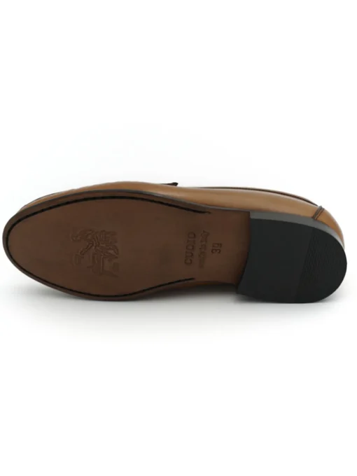Mocassino uomo Mercanti Fiorentini in pelle color cuoio