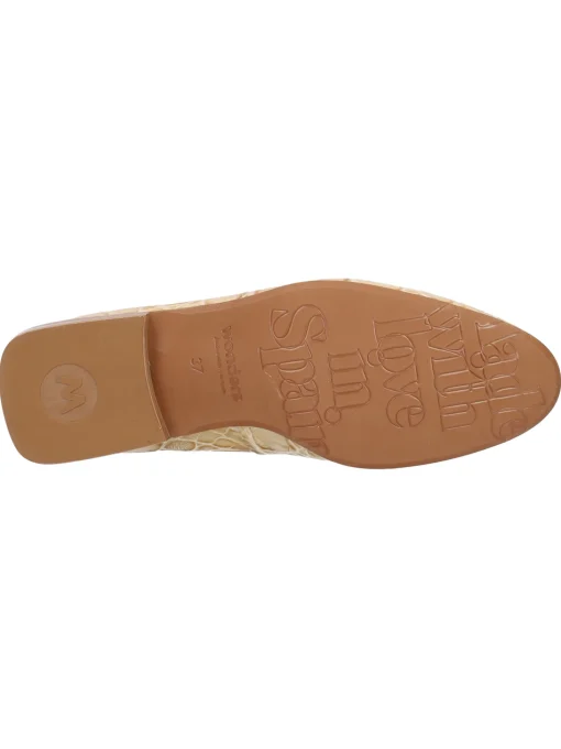 Mocassino Wonders da donna beige