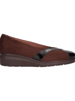 Mocassino zeppa bassa Confort da donna testa di moro