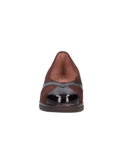 Mocassino zeppa bassa Confort da donna testa di moro