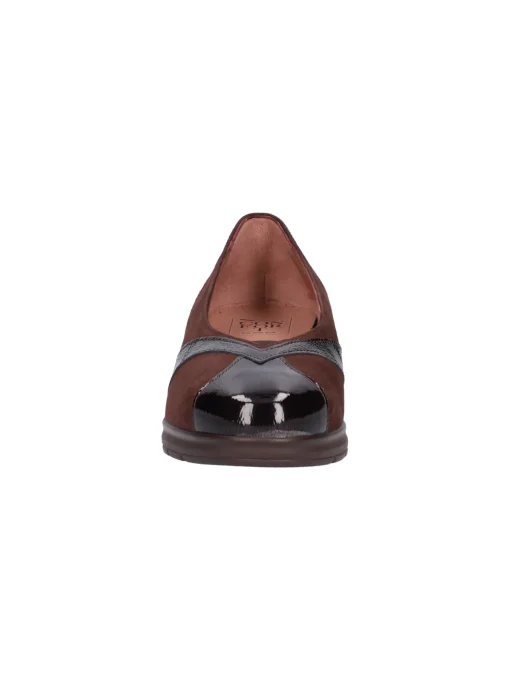 Mocassino zeppa bassa Confort da donna testa di moro