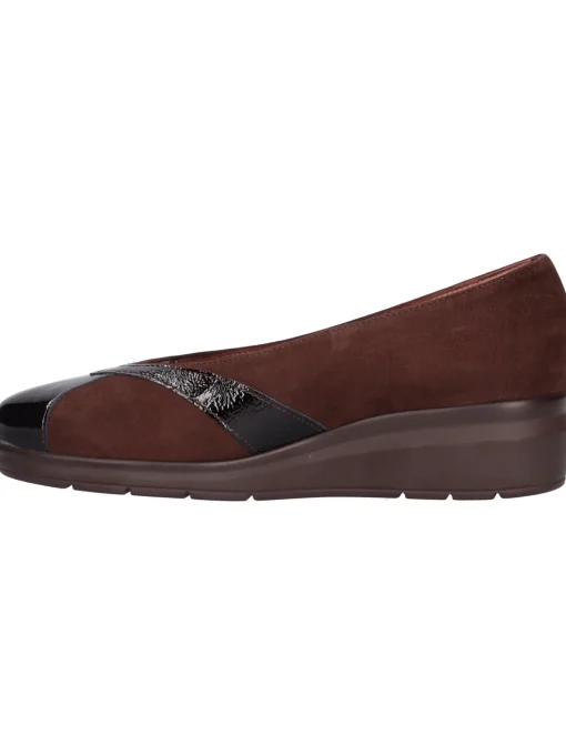 Mocassino zeppa bassa Confort da donna testa di moro