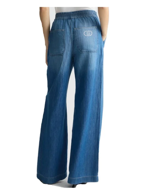 Pantalone flare Liu Jo da donna blu denim