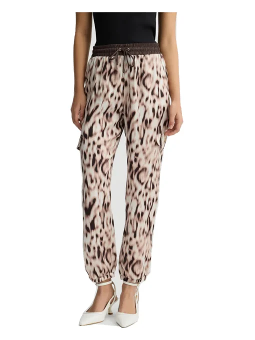 Pantalone jogging Liu Jo da donna a fantasia animalier