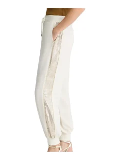 Pantalone jogging Liu Jo da donna avorio